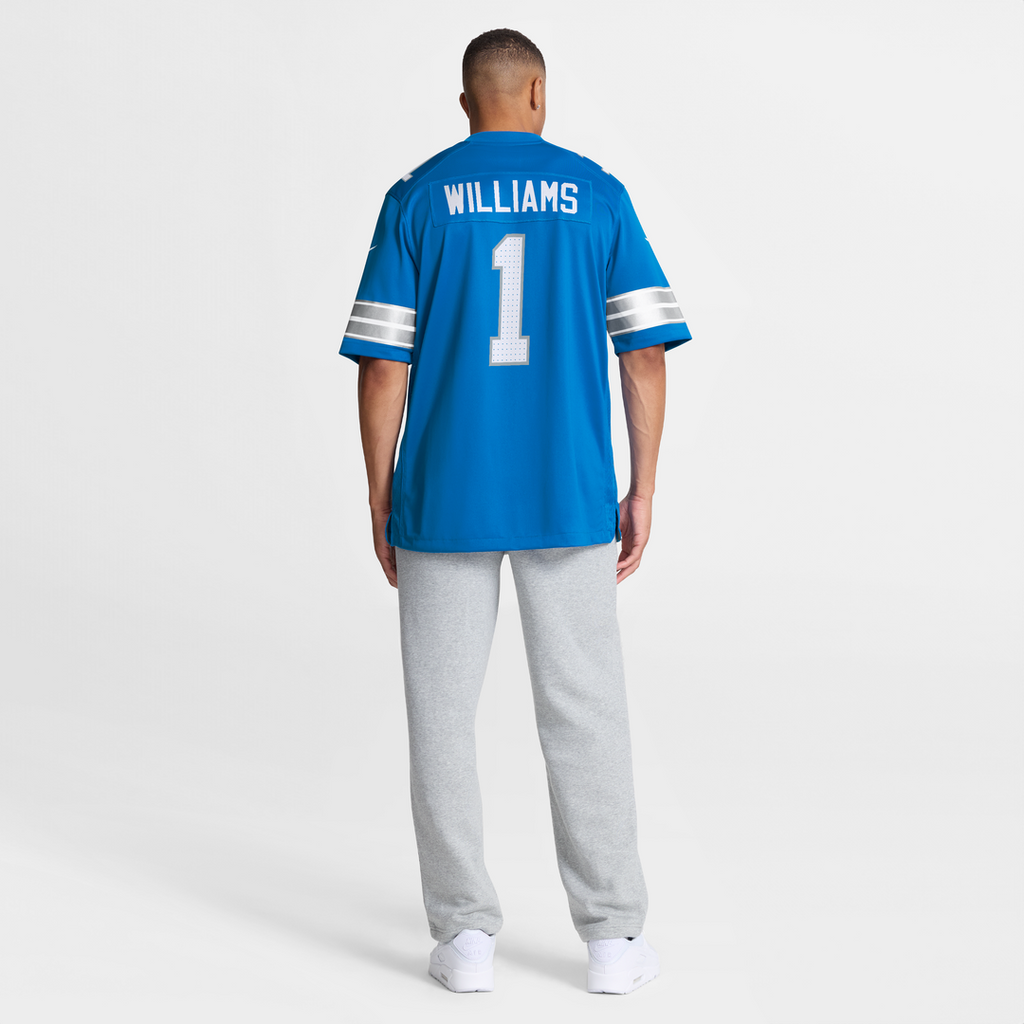 Detroit Lions Jameson Williams Blue Game Player Jersey