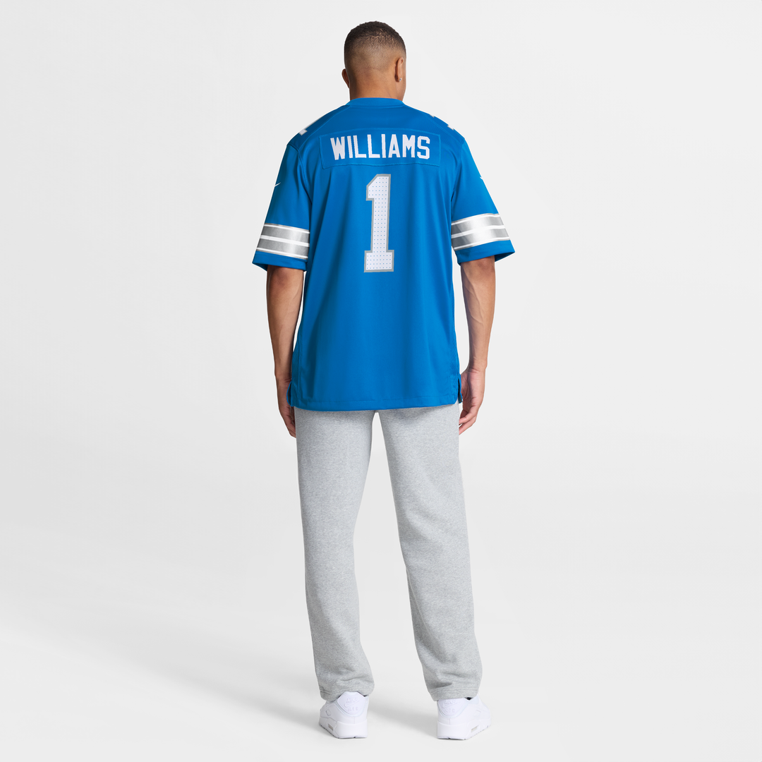 Detroit Lions Jameson Williams Blue Game Player Jersey