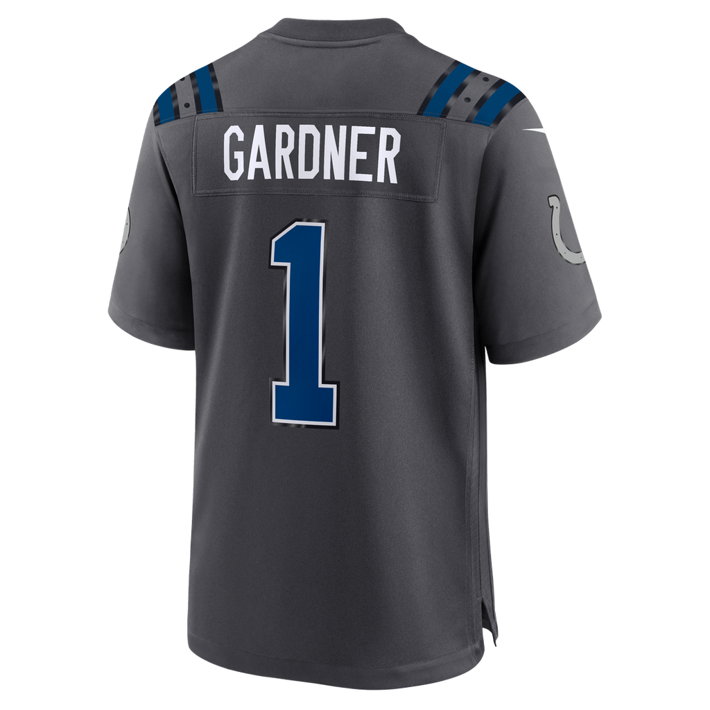 Indianapolis Colts Ahmad Sauce Gardner Anthracite 2026 Rivalries Collection Game Jersey