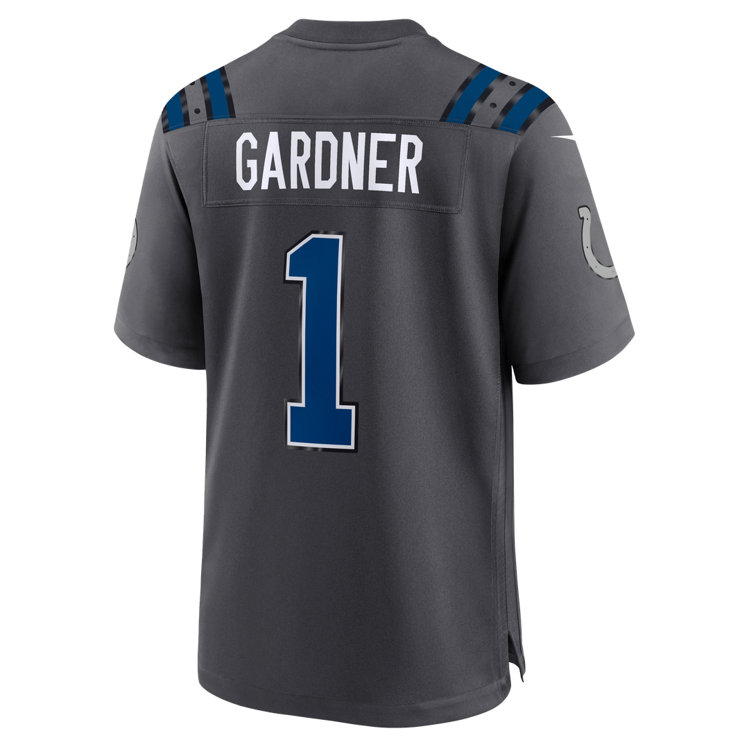Indianapolis Colts Ahmad Sauce Gardner Anthracite 2026 Rivalries Collection Game Jersey
