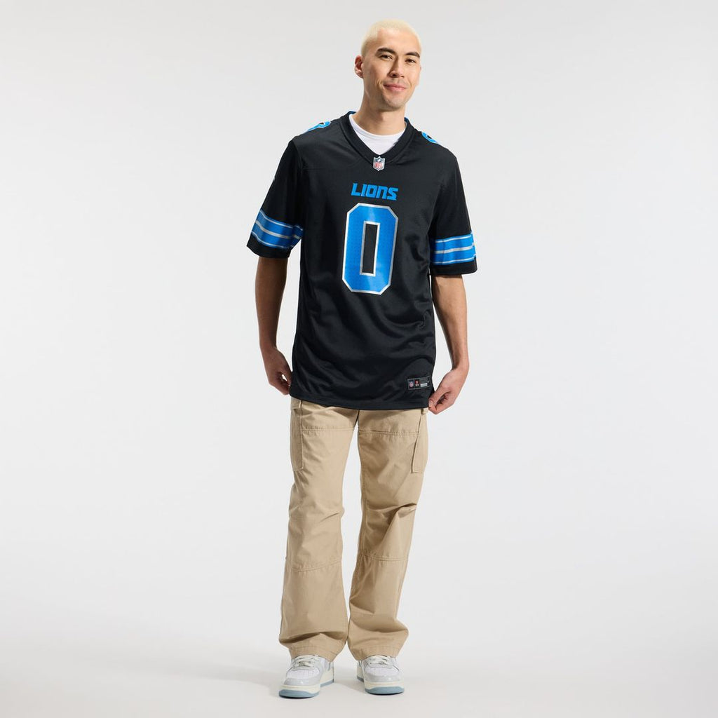 Detroit Lions Jahmyr Gibbs Blue Game Player Jersey