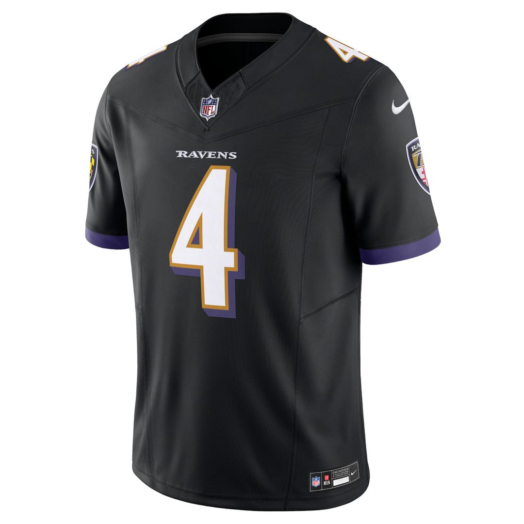Baltimore Ravens Zay Flowers Purple Vapor F.U.S.E. Limited Jersey