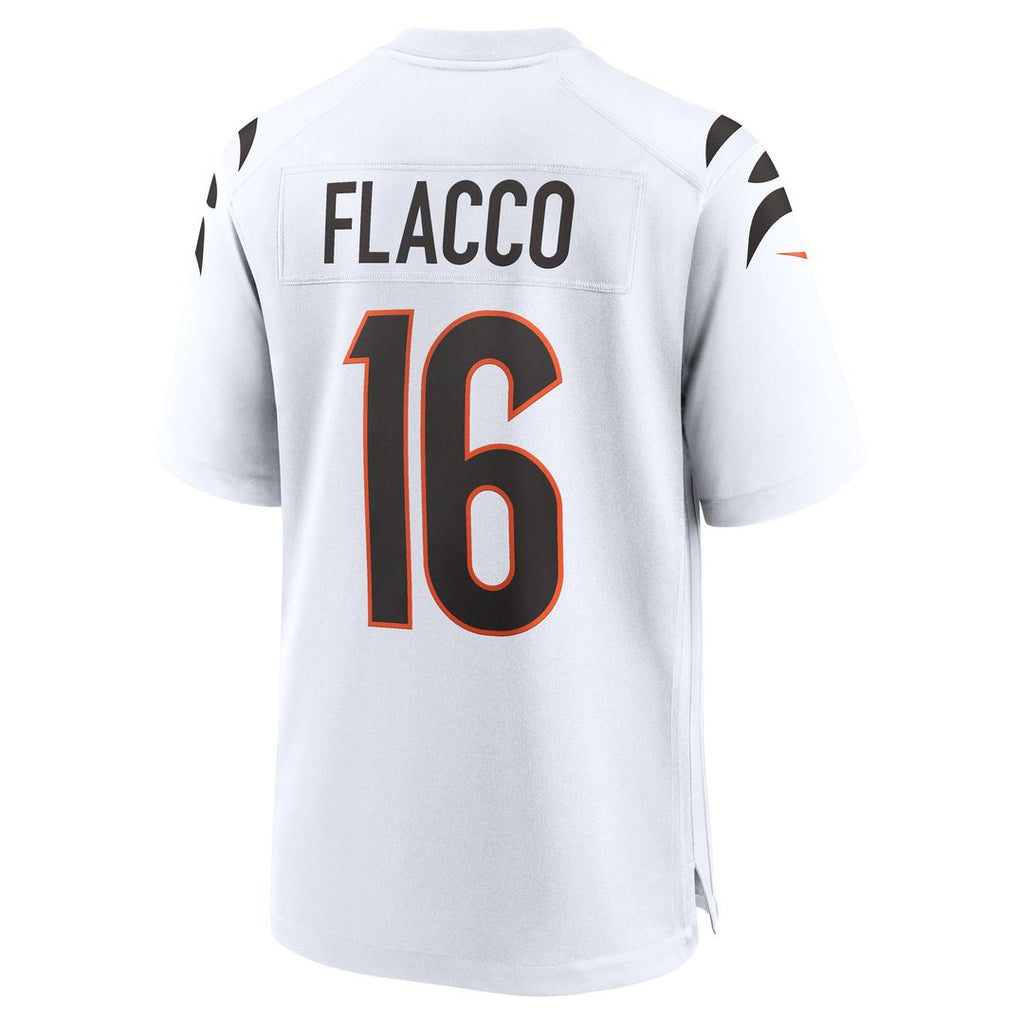 Cincinnati Bengals Joe Flacco Orange Alternate Game Jersey
