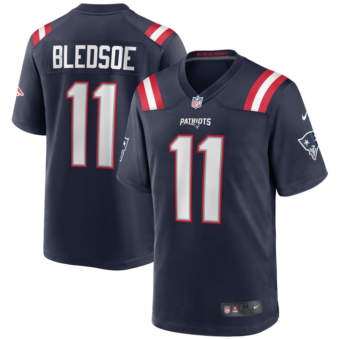 New England Patriots Drew Bledsoe Red Retired Player Alternate Game Jersey
