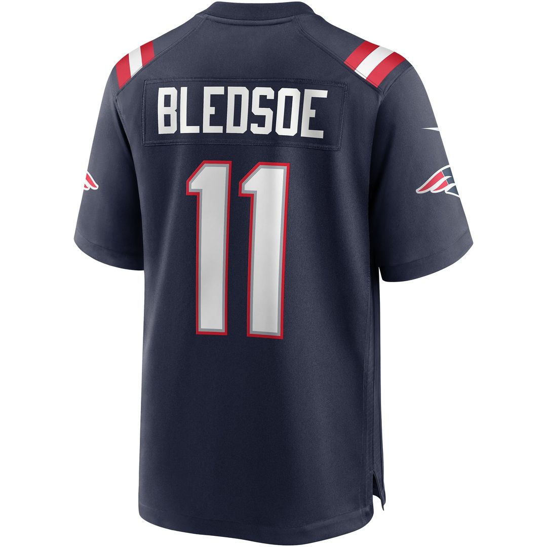 New England Patriots Drew Bledsoe Red Retired Player Alternate Game Jersey