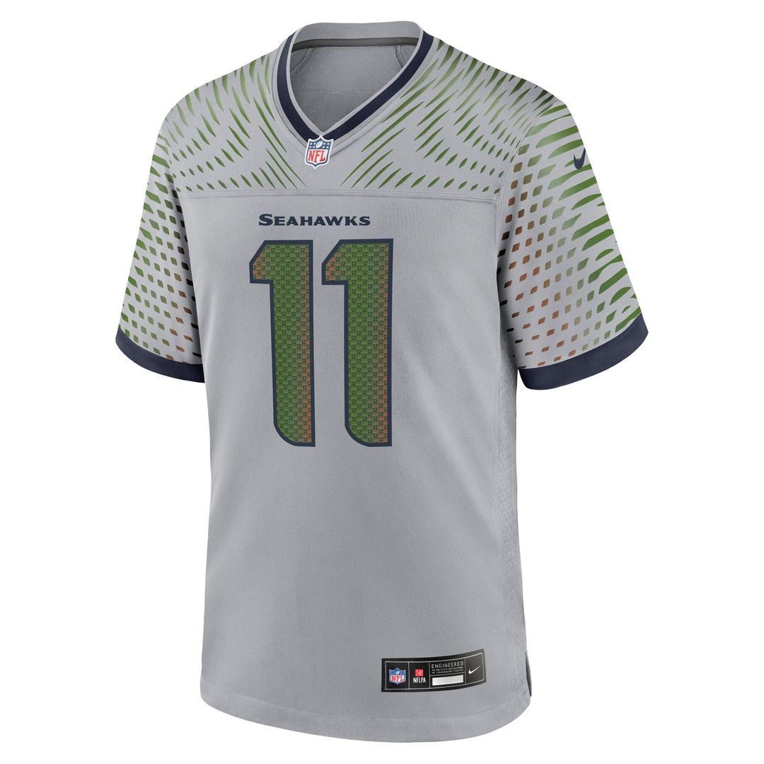 Seattle Seahawks Jaxon Smith-Njigba Gray Rivalries Collection Game Jersey