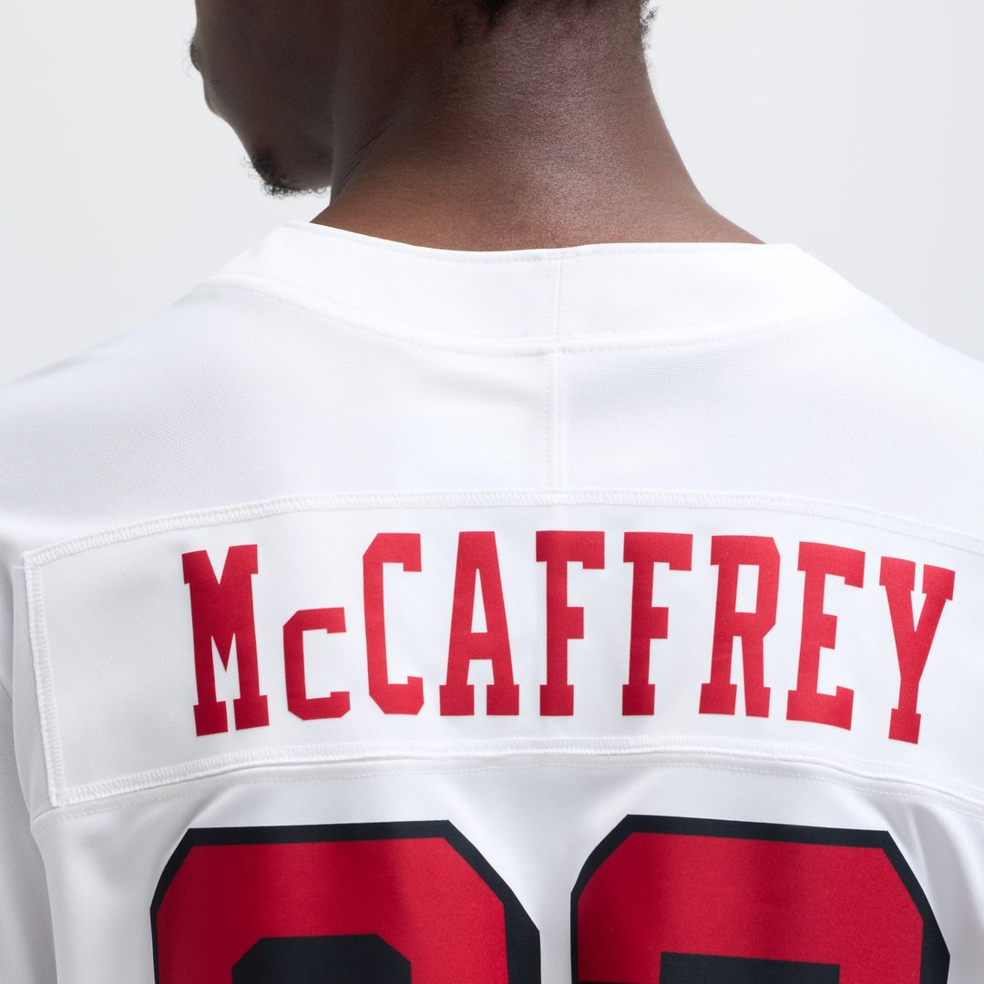 San Francisco 49ers Christian McCaffrey White Vapor F.U.S.E. Limited 2nd Alternate Jersey