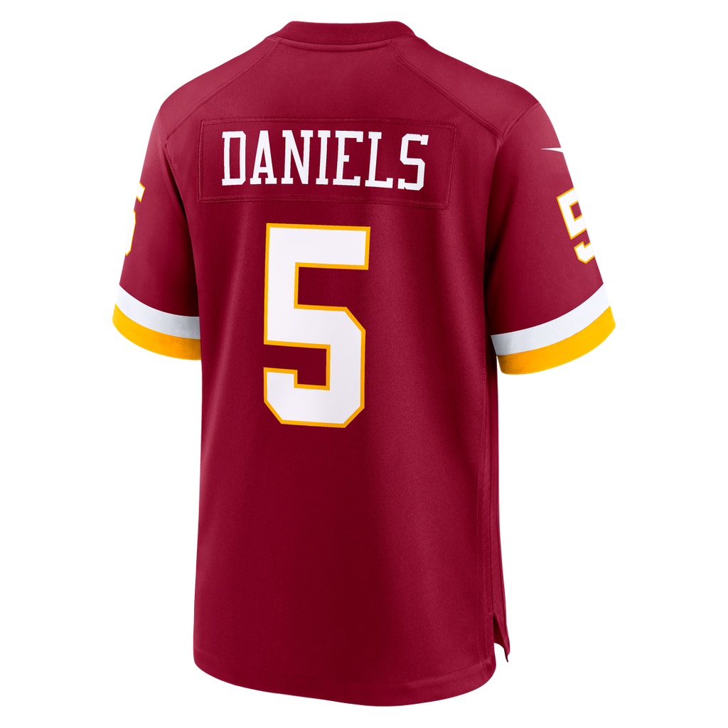 Washington Commanders Jayden Daniels White Game Super Bowl Era Jersey