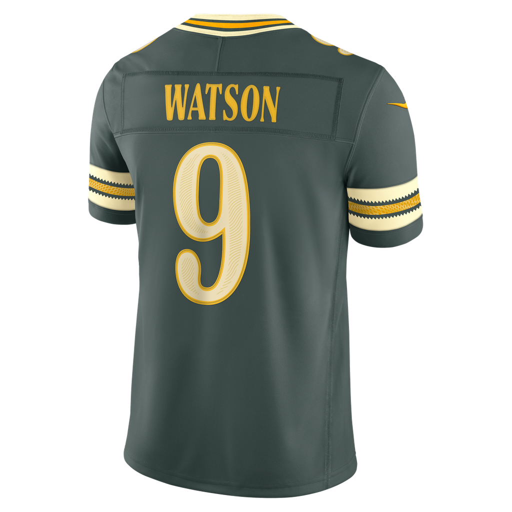 Green Bay Packers Christian Watson Green 2026 Rivalries Collection Stitched Limited Jersey