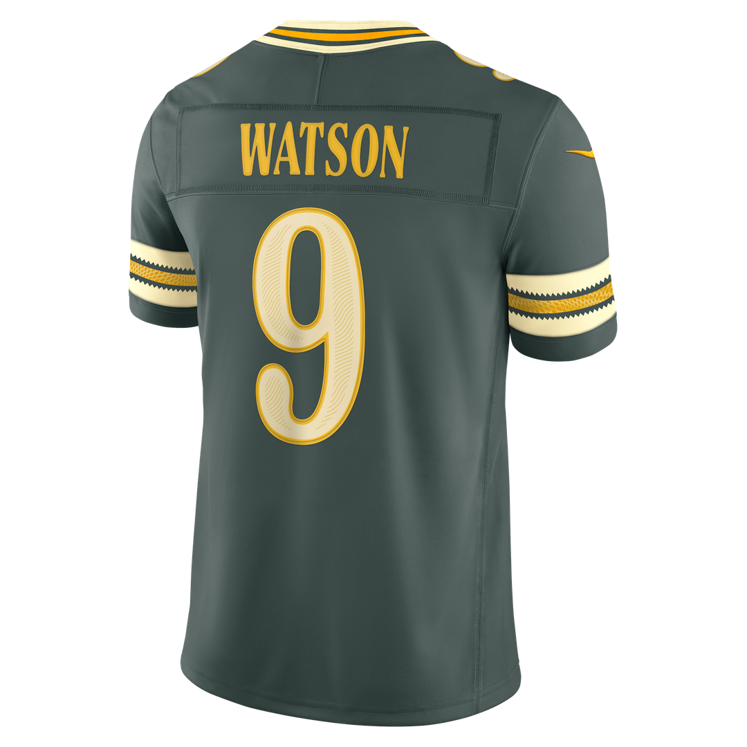 Green Bay Packers Christian Watson Green 2026 Rivalries Collection Stitched Limited Jersey