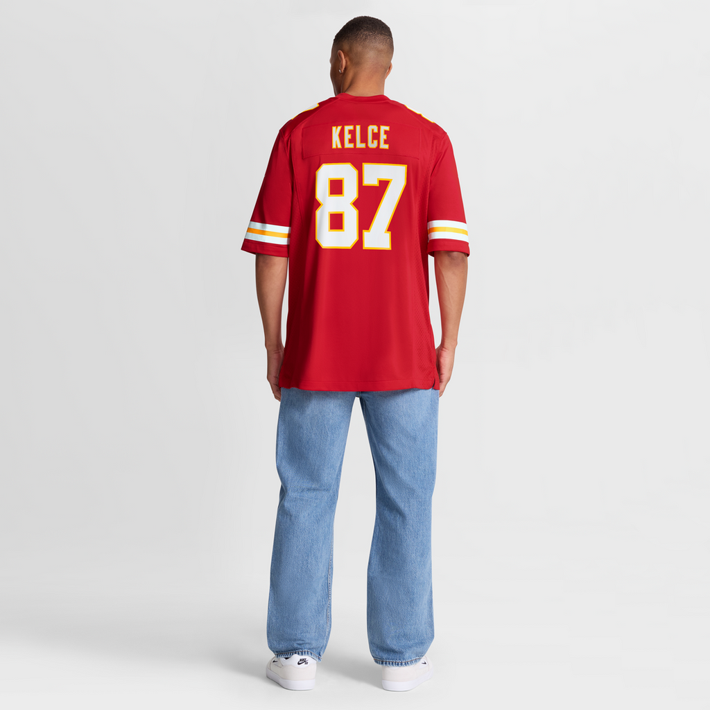 Kansas City Chiefs Travis Kelce Red Game Jersey