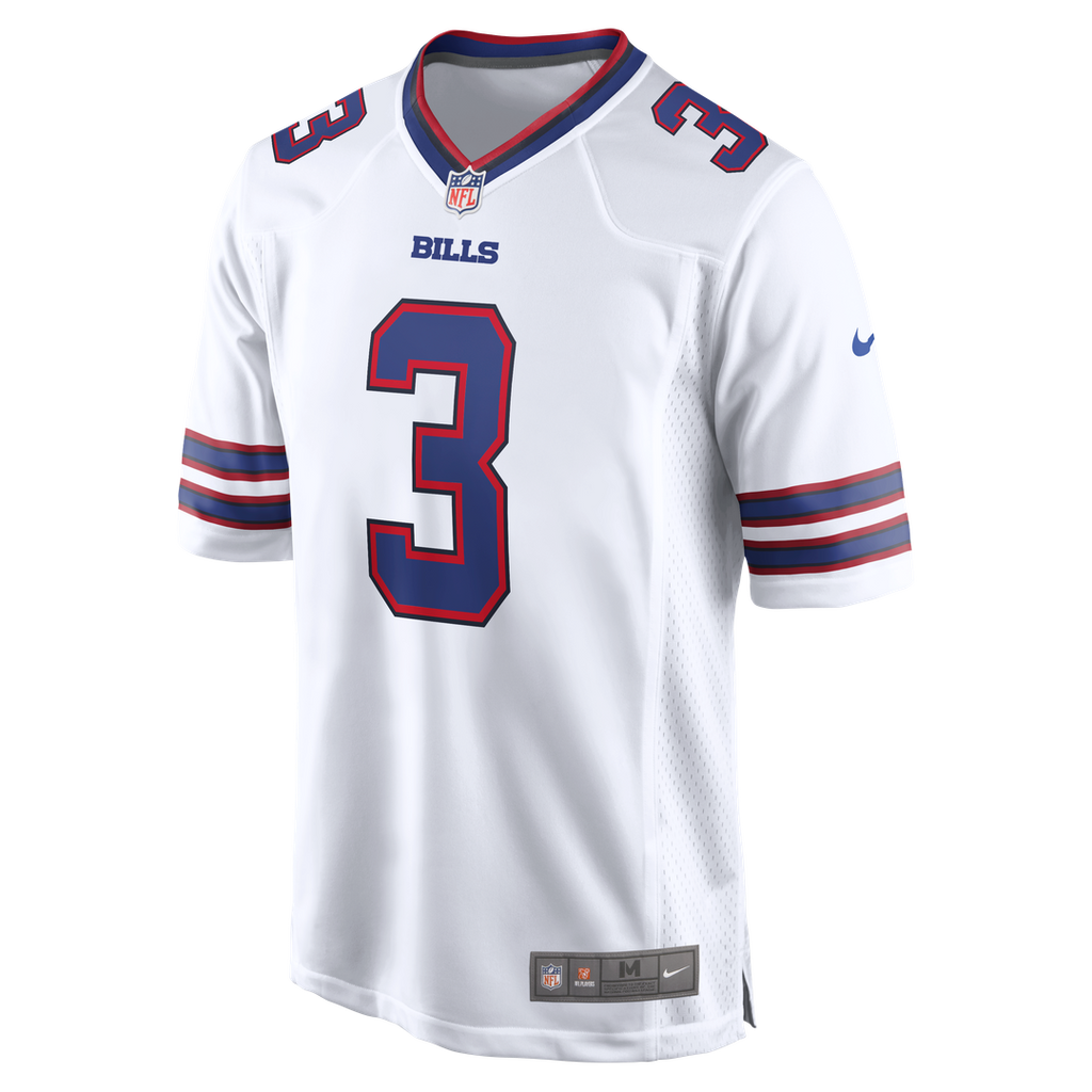 Buffalo Bills Damar Hamlin White Game Jersey