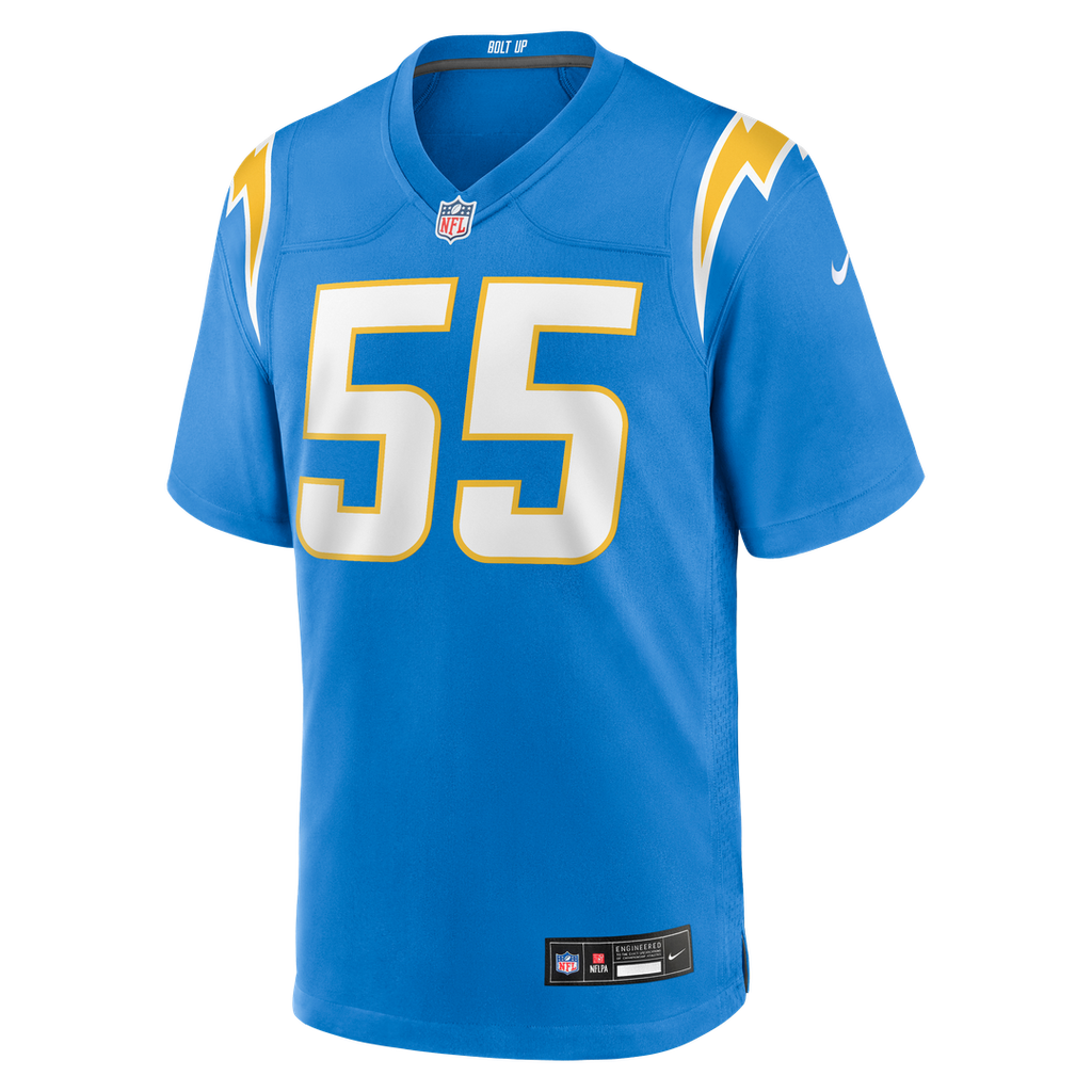 Los Angeles Chargers Junior Seau Powder Blue Game Retired Player Jersey