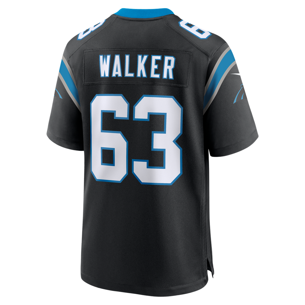 Carolina Panthers Rasheed Walker Black Team Game Jersey