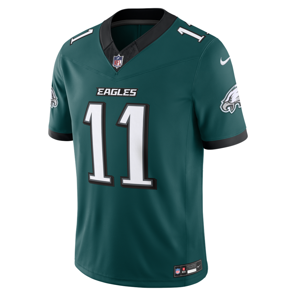 Philadelphia Eagles A.J. Brown Midnight Green Team Vapor F.U.S.E. Stitched Limited Jersey