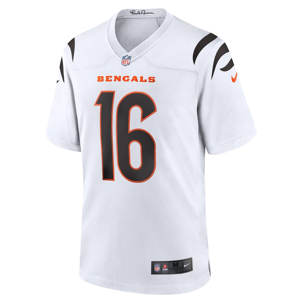 Cincinnati Bengals Joe Flacco White Game Jersey