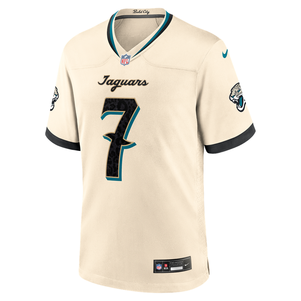 Jacksonville Jaguars Brian Thomas Jr. Natural 2026 Rivalries Collection Game Jersey