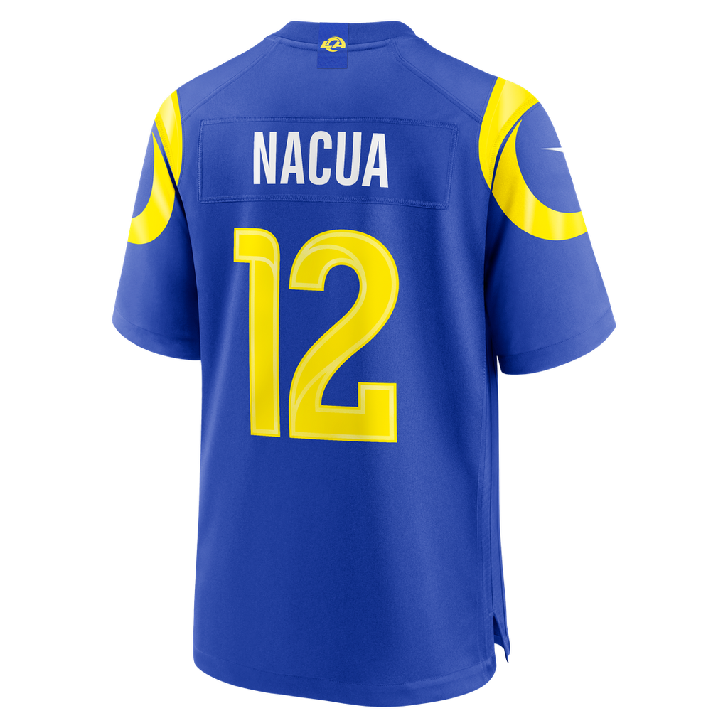 Los Angeles Rams Puka Nacua White White Game Player Jersey