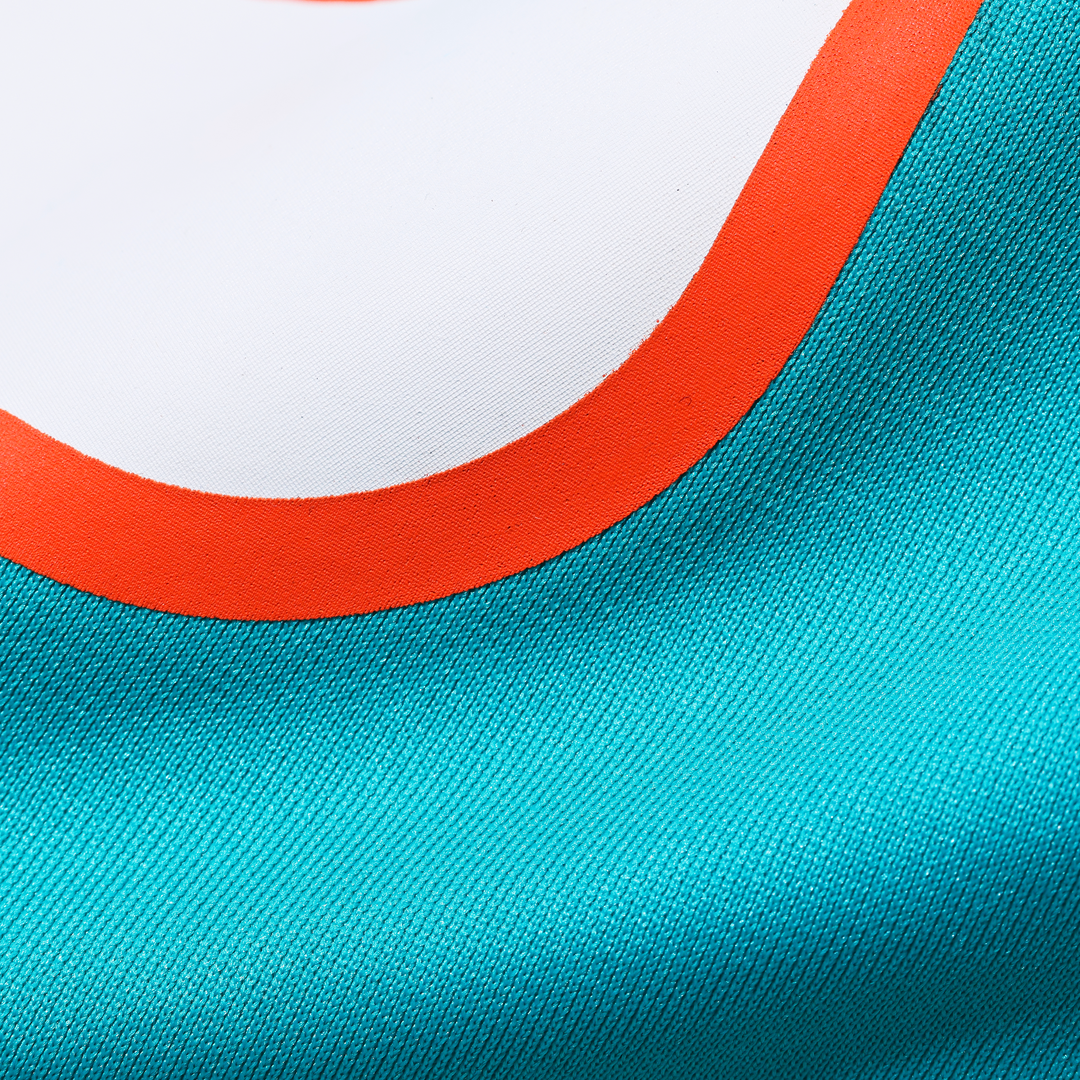 Miami Dolphins Rashard Lawrence Aqua Team Game Jersey