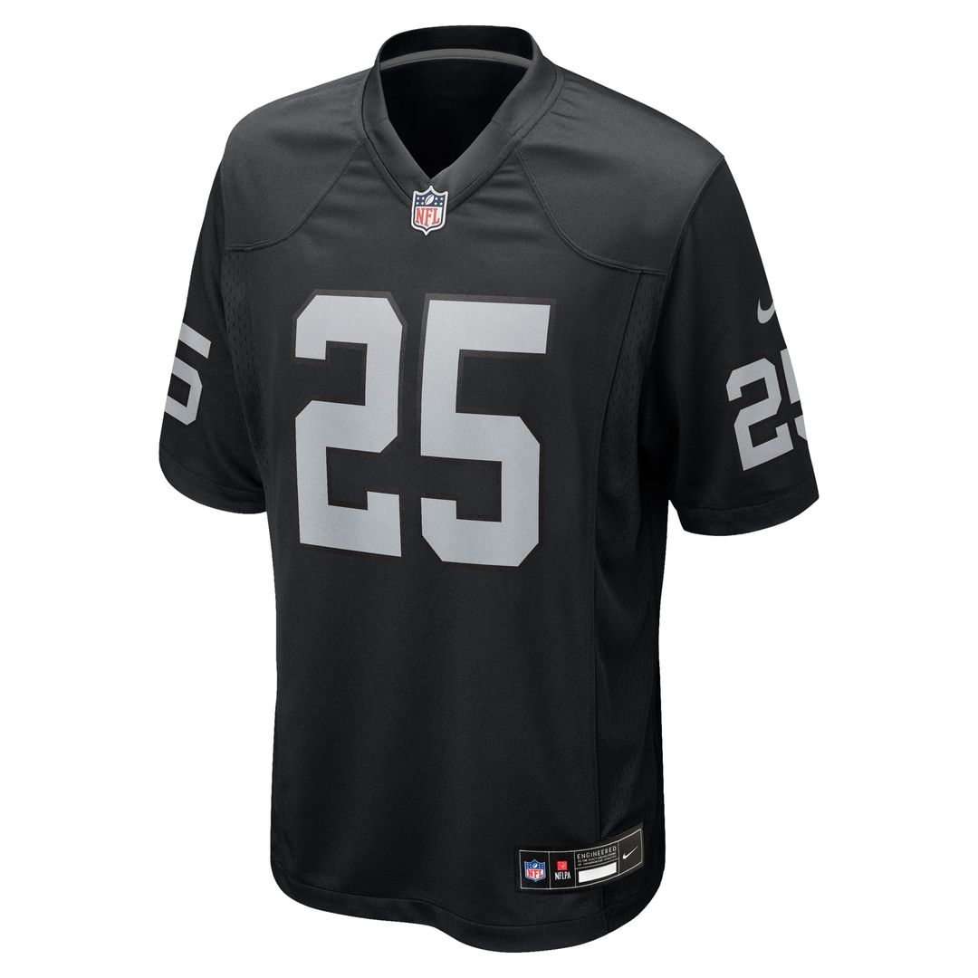 Las Vegas Raiders Fred Biletnikoff Black Game Retired Player Jersey