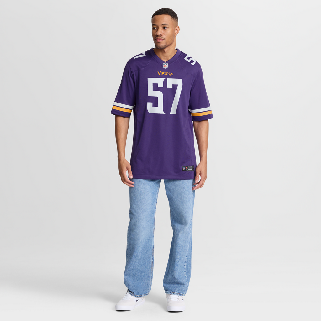 Minnesota Vikings Chaz Chambliss Purple Team Game Jersey