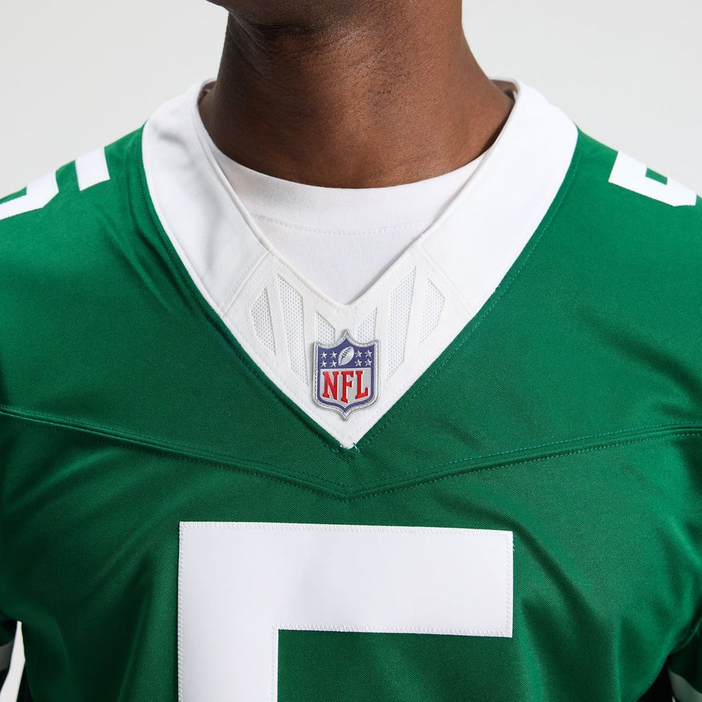 New York Jets Garrett Wilson Legacy Green Team Vapor F.U.S.E. Stitched Limited Jersey