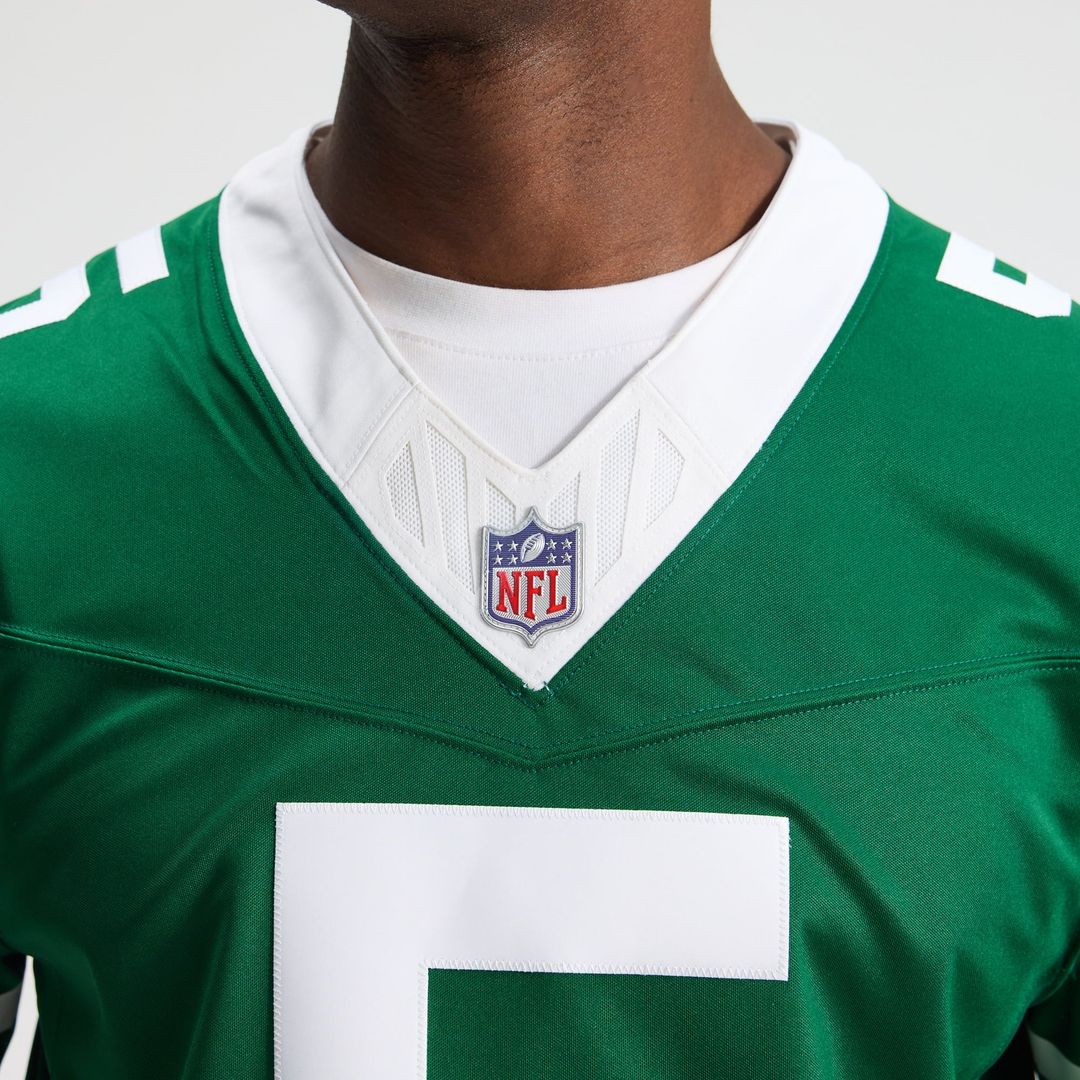New York Jets Garrett Wilson Legacy Green Team Vapor F.U.S.E. Stitched Limited Jersey