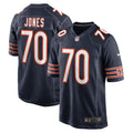 Chicago Bears Braxton Jones Navy Game Player Jersey