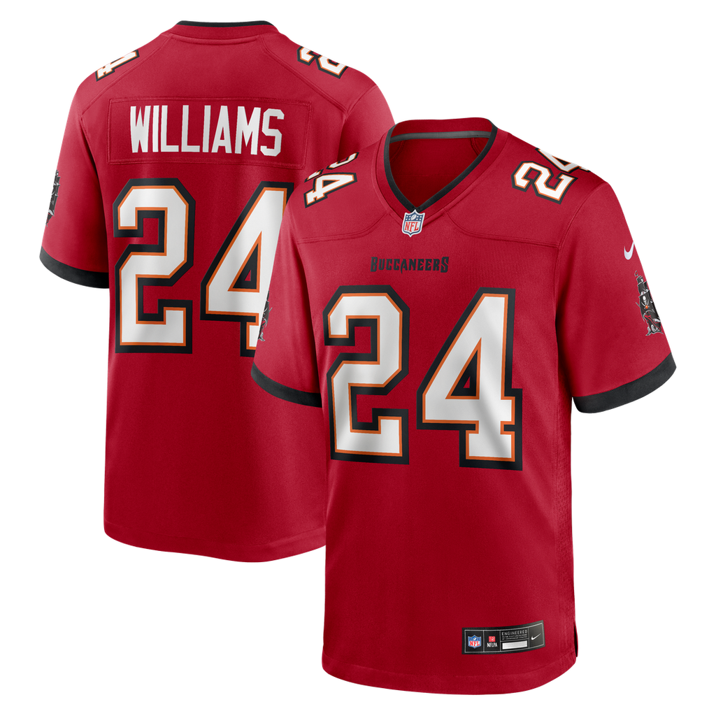Tampa Bay Buccaneers Cadillac Williams Red Game Retired Player Jersey