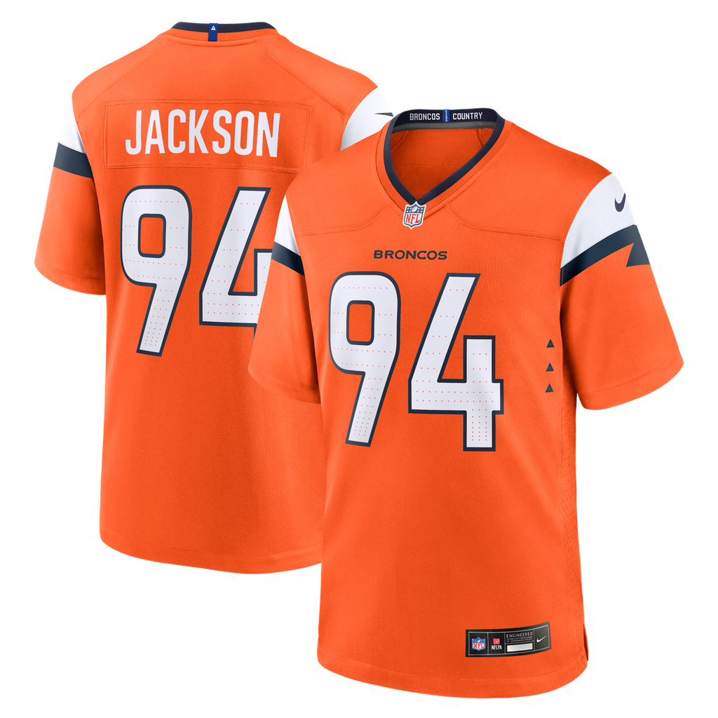 Denver Broncos Jordan Jackson Orange Team Game Jersey