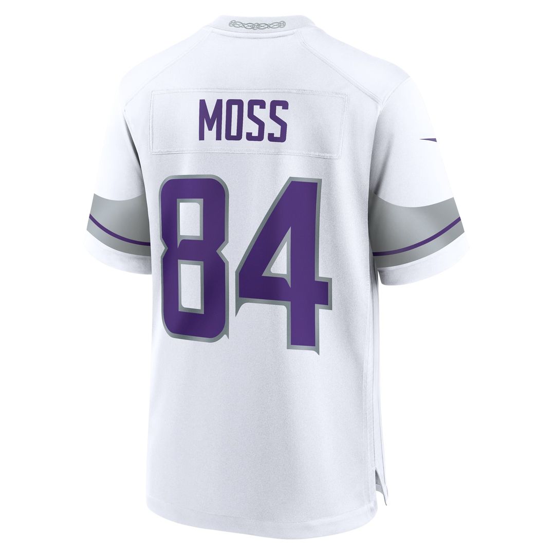 Minnesota Vikings Randy Moss Purple Classic Retired Player Game Jersey