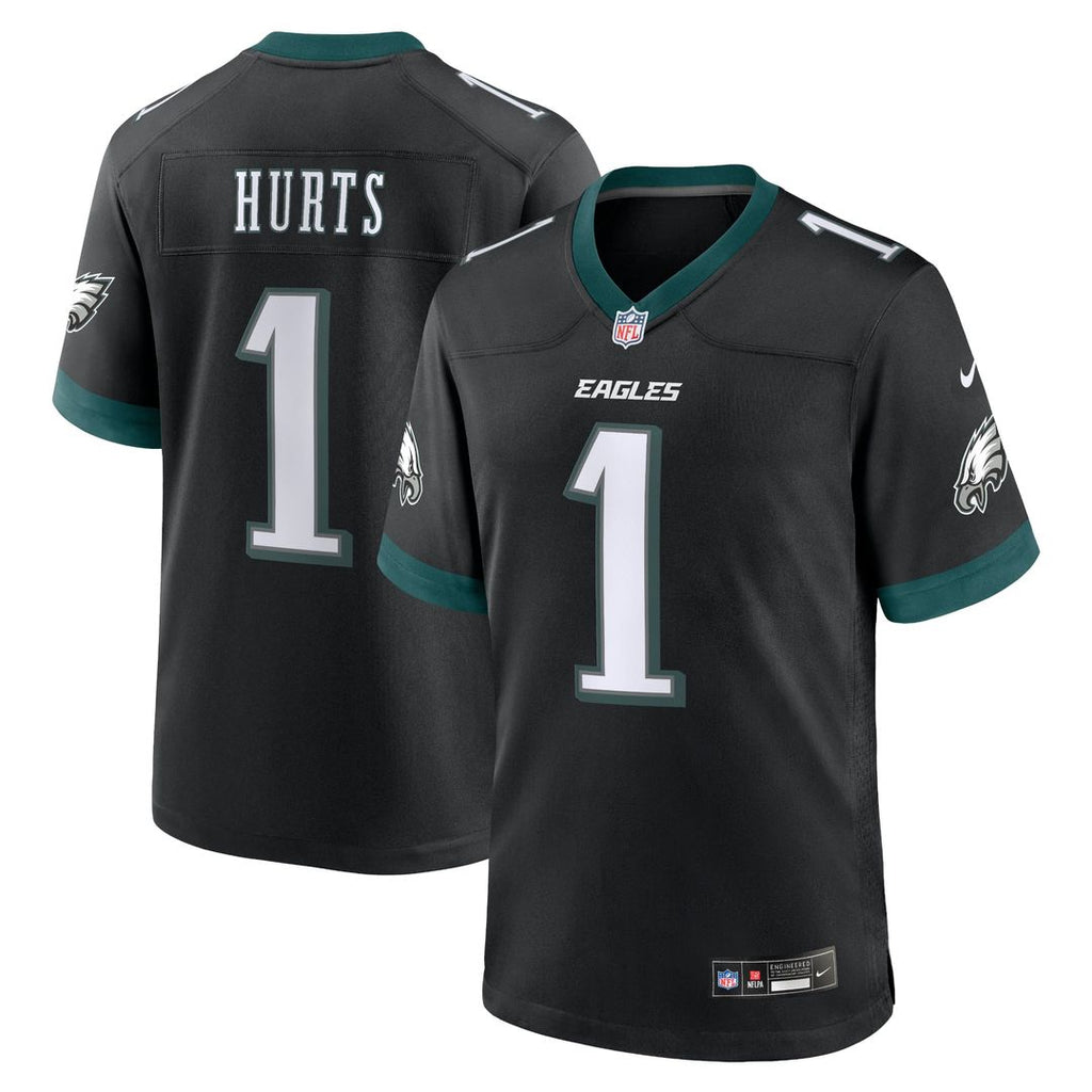 Philadelphia Eagles Jalen Hurts Black Alternate Game Jersey