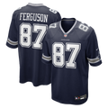 Dallas Cowboys Jake Ferguson Navy Team Game Jersey