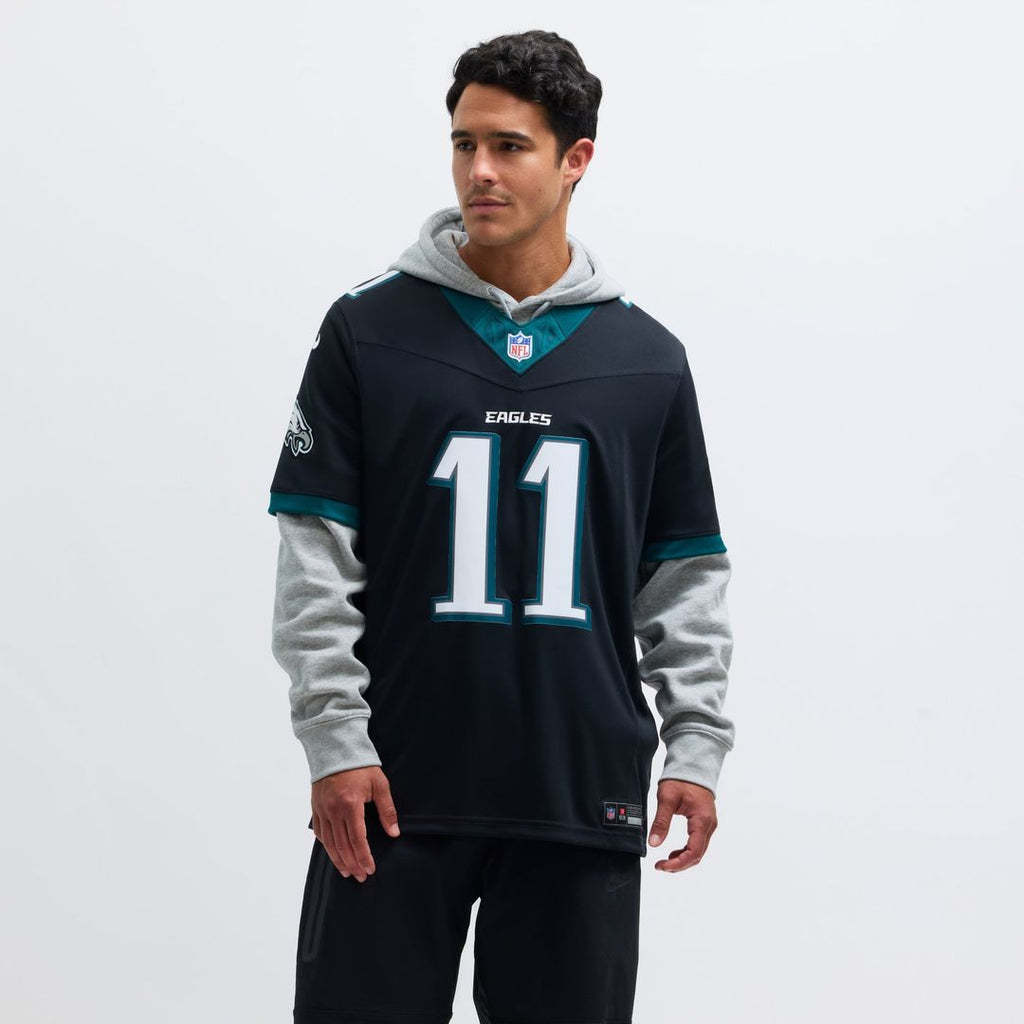 Philadelphia Eagles A.J. Brown Black Alternate Vapor F.U.S.E. Limited Jersey
