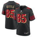 San Francisco 49ers George Kittle Black Rivalries Collection Game Jersey