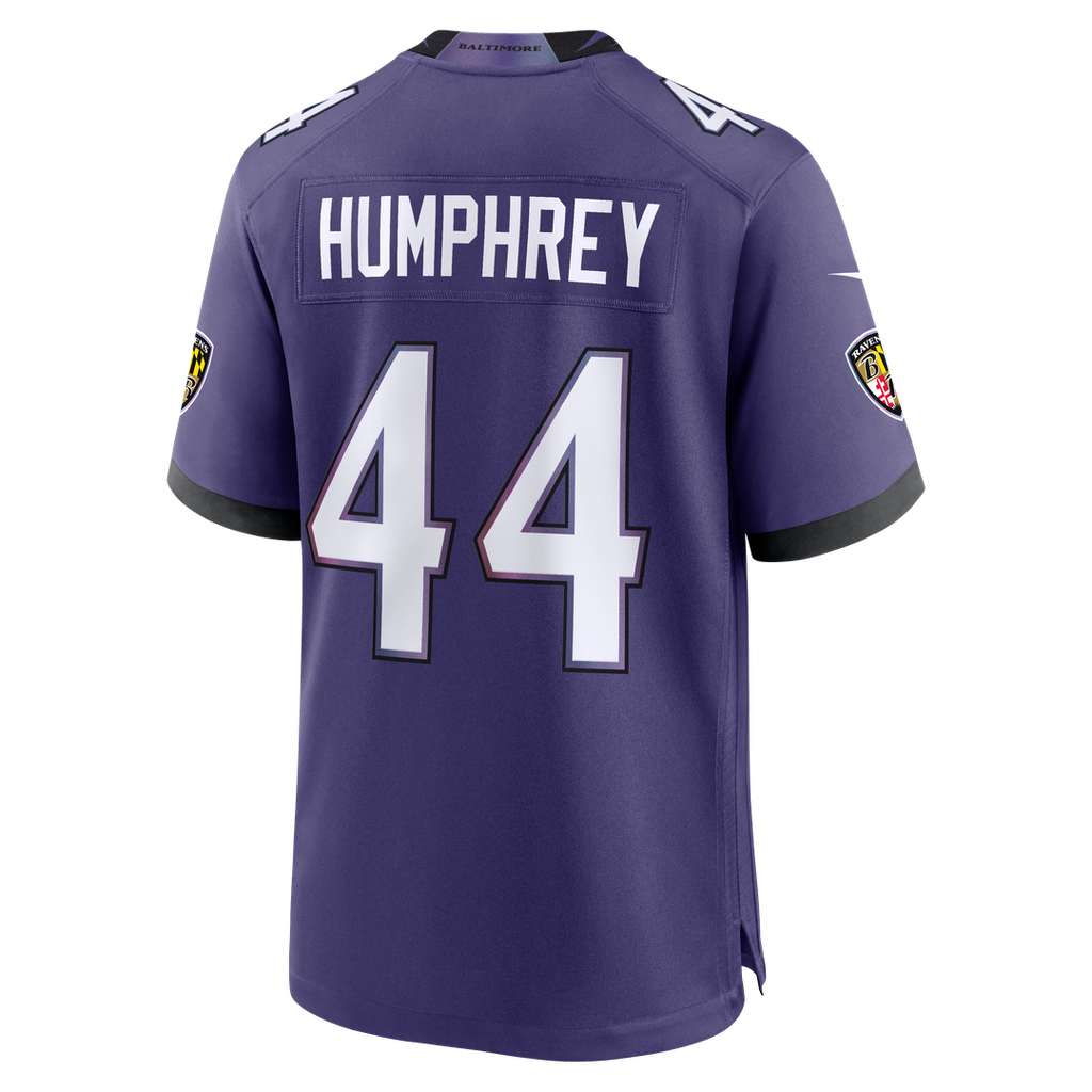 Baltimore Ravens Marlon Humphrey Black Alternate Game Jersey