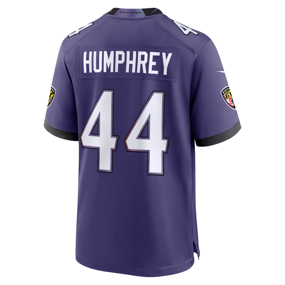 Baltimore Ravens Marlon Humphrey Black Alternate Game Jersey