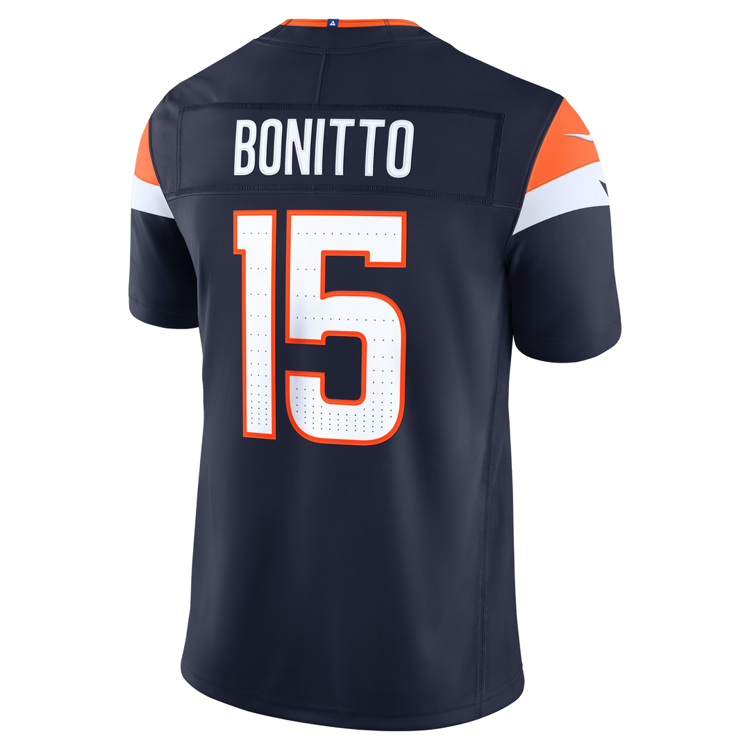 Denver Broncos Nik Bonitto Navy Alternate Vapor F.U.S.E. Stitched Limited Jersey