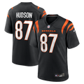 Cincinnati Bengals Tanner Hudson Black Home Game Player Jersey