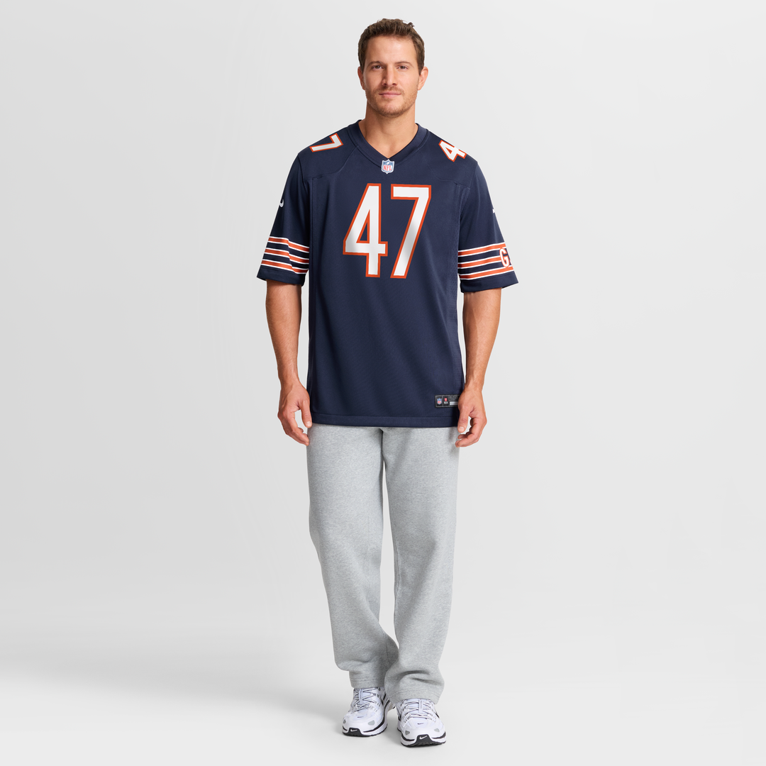 Chicago Bears Ruben Hyppolite II Navy Team Game Jersey
