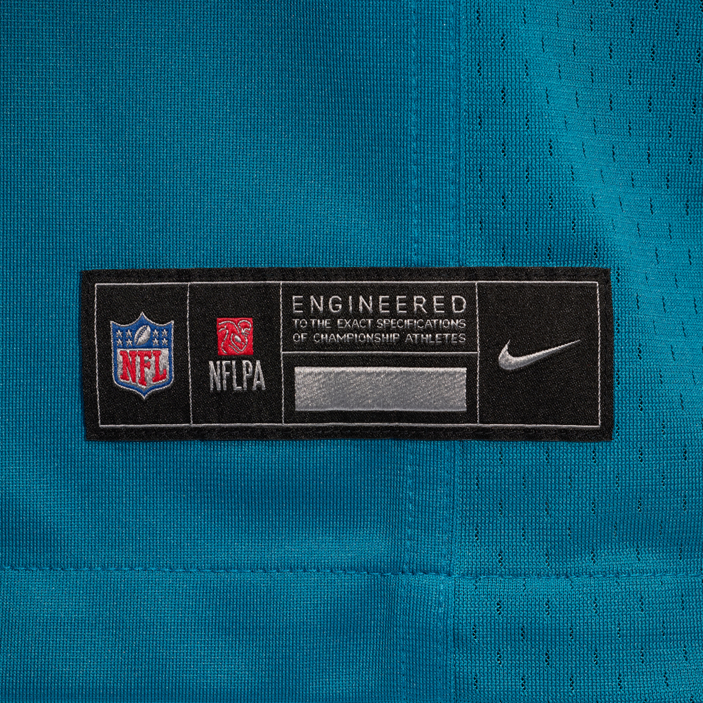 Jacksonville Jaguars Chris Rodriguez Jr. Teal Team Game Jersey