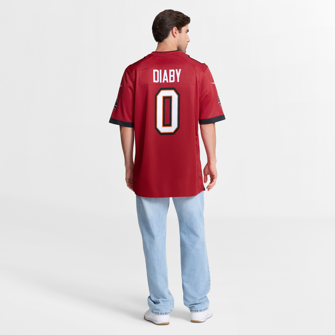 Tampa Bay Buccaneers YaYa Diaby Red Game Jersey