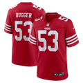 San Francisco 49ers Jaden Dugger III Scarlet Team Game Jersey