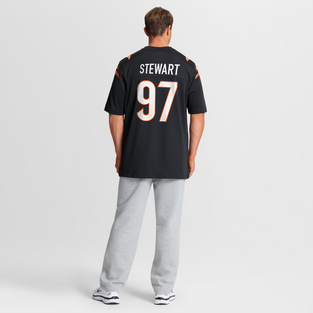 Cincinnati Bengals Shemar Stewart Black Team Game Jersey