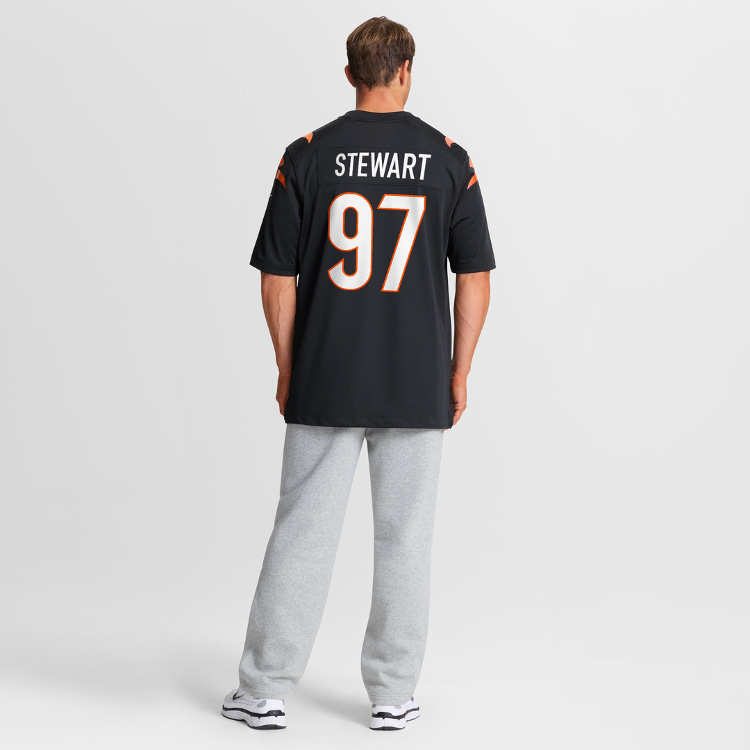 Cincinnati Bengals Shemar Stewart Black Team Game Jersey