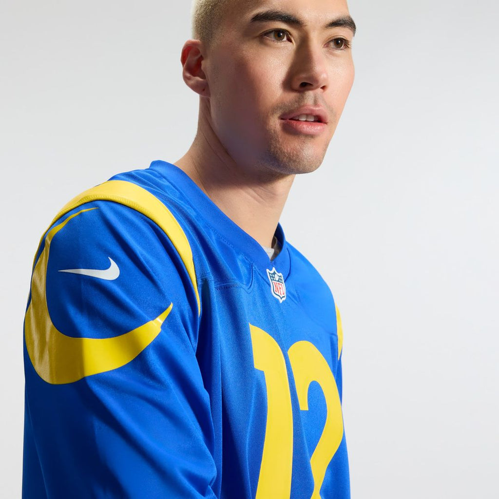 Los Angeles Rams Puka Nacua White White Game Player Jersey