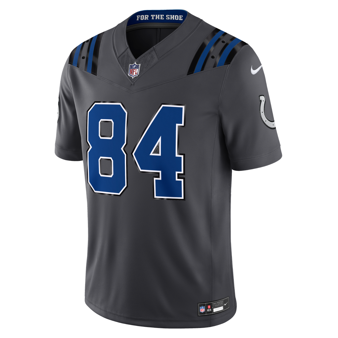 Indianapolis Colts Tyler Warren Anthracite 2026 Rivalries Collection Stitched Limited Jersey
