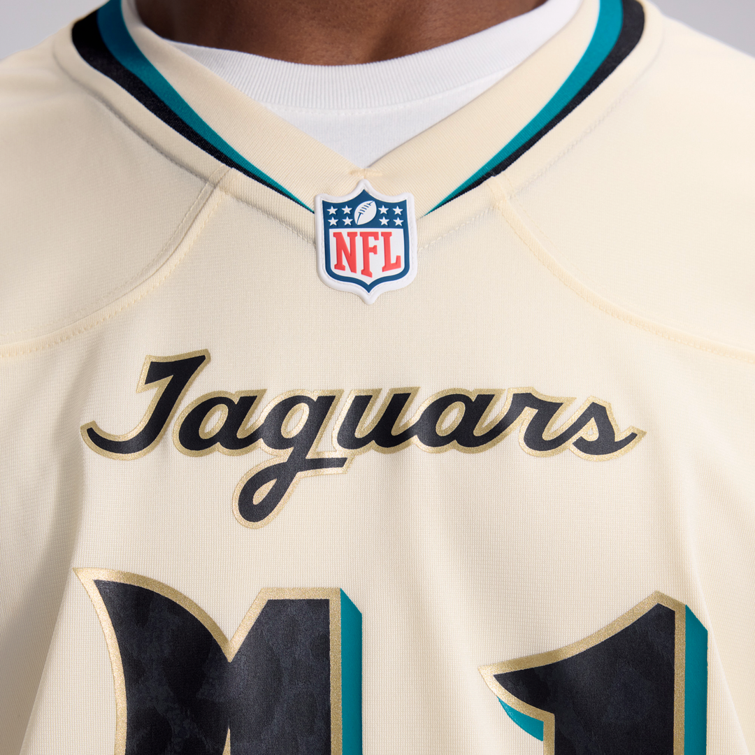 Jacksonville Jaguars Josh Hines-Allen Natural 2026 Rivalries Collection Game Jersey