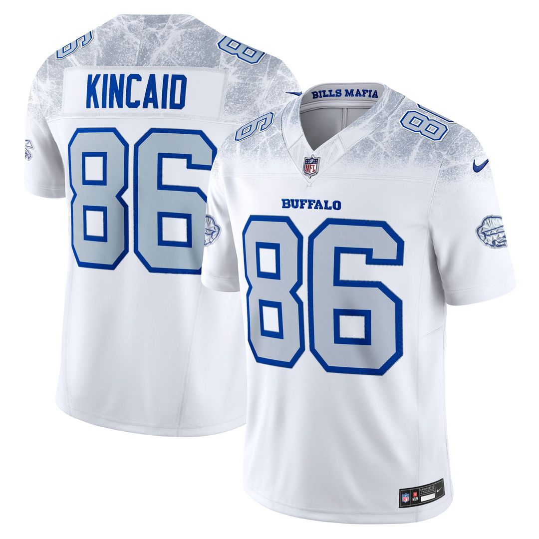 Buffalo Bills Dalton Kincaid White Rivalries Collection Stitched Limited Jersey