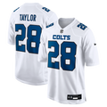 Indianapolis Colts Jonathan Taylor Tundra White Fashion Game Jersey